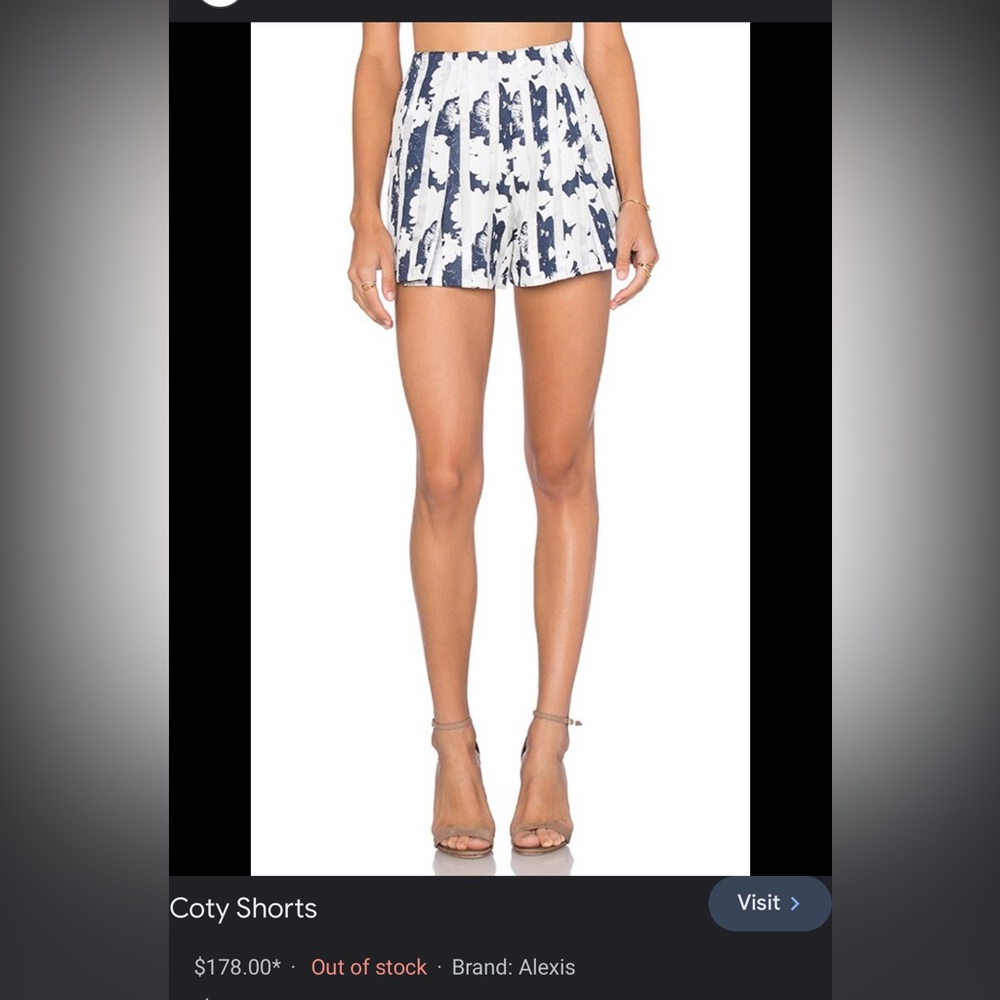 Alexis Coty shorts XS with pockets